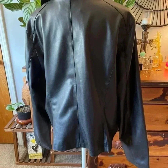 Halogen Faux Leather Jacket Size 1X - Picture 5 of 7